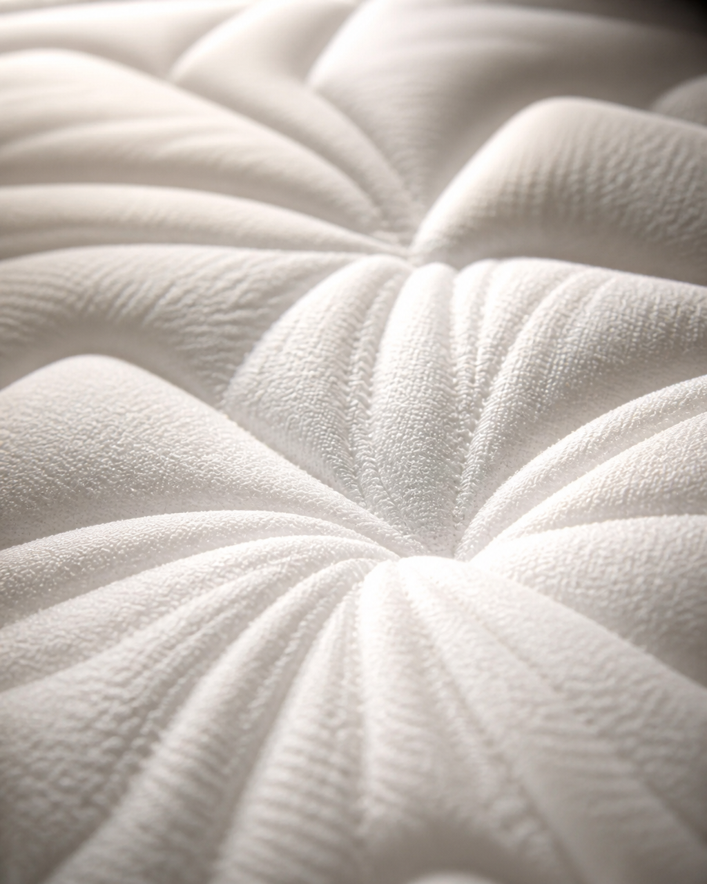 Astra 27 cm — close-up van de gequilte toplaag
